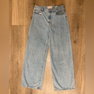 Everlane Light Blue Wide Leg Jeans